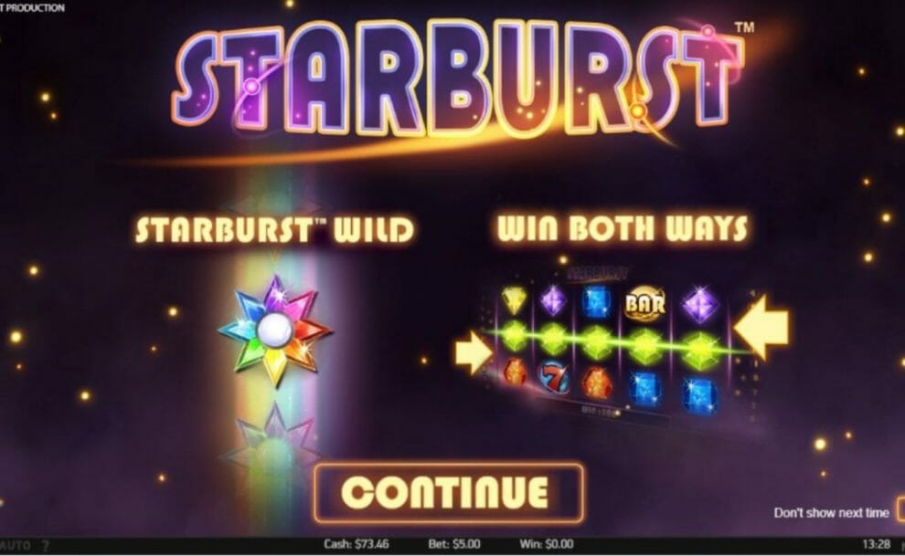  Revisão do slot Starburst